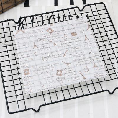 25Pcs/Lot Oilpaper Wrapping Paper for Bread Sandwich Burger Fries/Food-grade Wax Paper Baking Tools Kitchen Gadgets 3 Sizes