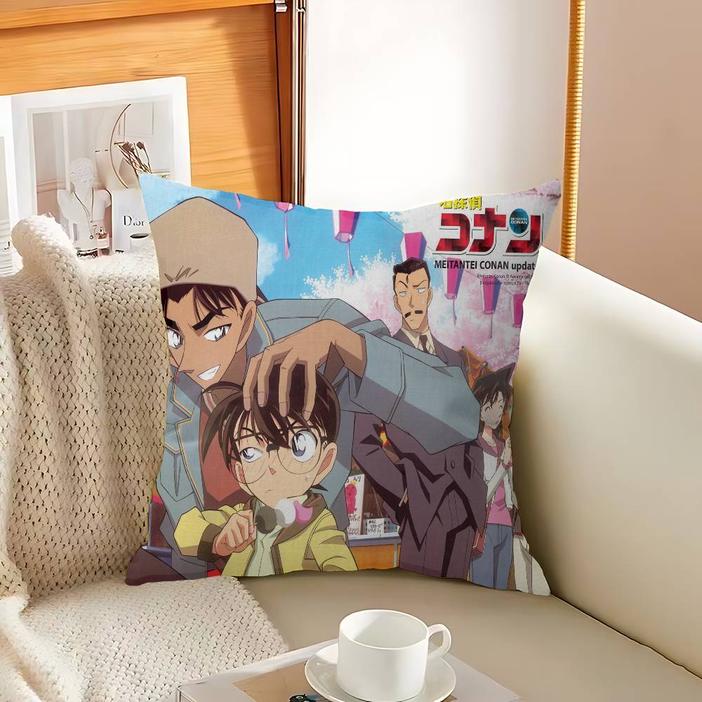 Anime D-Detective C-Conan Personalized Pillow Dust Cover Bedroom Kids Party Decoration Pillowcase Birthday Children Gift