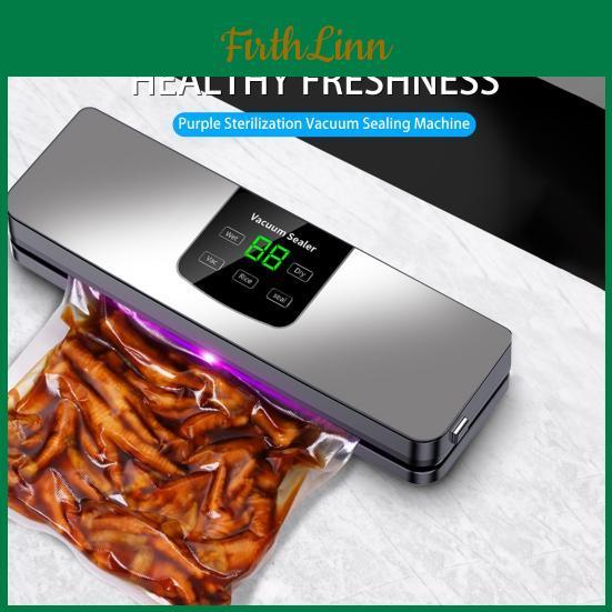 Machine Vacuum Sealing With Uv Sterilization Digital Display Strong Suction Power Waterproof Full Automatic