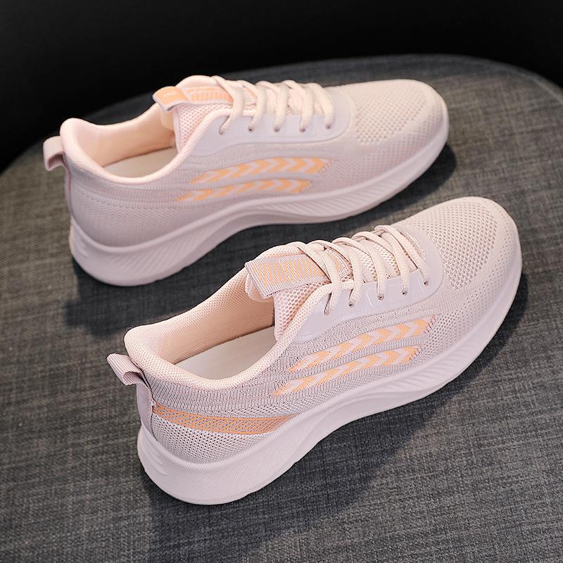 Women's Spring And Autumn New Casual Hiking Shoes Soft Soled Training Running Shoes Lightweight Mom Travel Shoes Women's Shoes