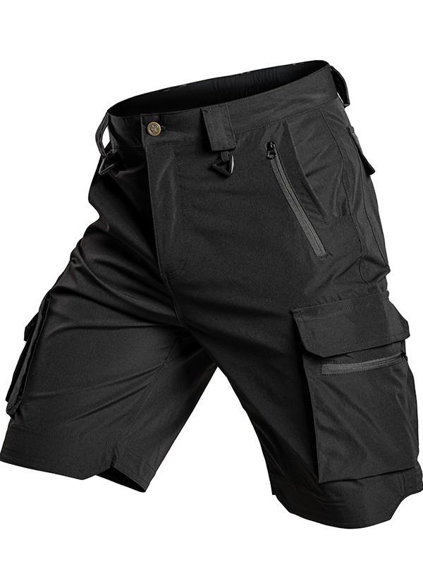 Men's Lightweight Quick-Dry Tactical Shorts - Breathable, Elastic, Fast-Drying Outdoor Workwear & Mountaineering Pants