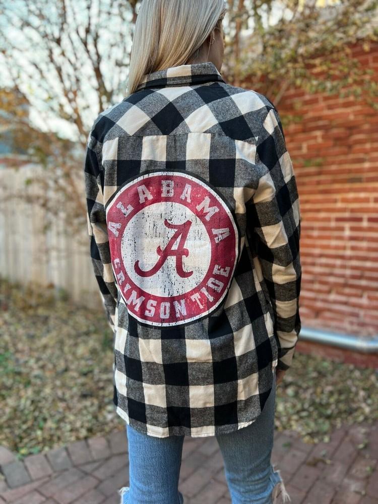 Alabama Crimson Tide Flannel Shirt Women039s S-3X Unisex T-Shirt XXXXL