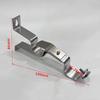 Adjustable Rustproof Metal Curtain Rod Brackets Heavy Duty Holders for Bathroom Living Room Window Use