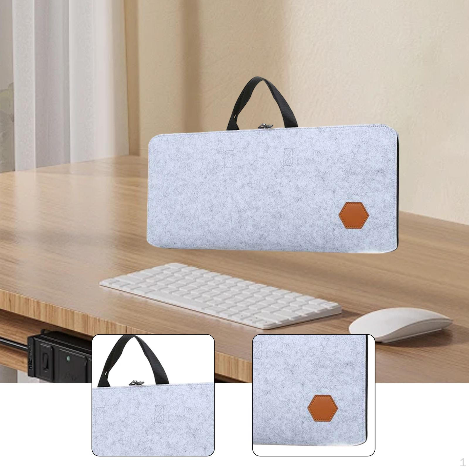 

Keyboard Storage Bag Mechanical Case Portable Shockproof Simple with Handle Protector серый