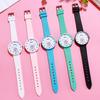 Children'S Watches For Students, Jelly Pink Quartz Watches For Junior High School Students, Starting With Silicone Straps