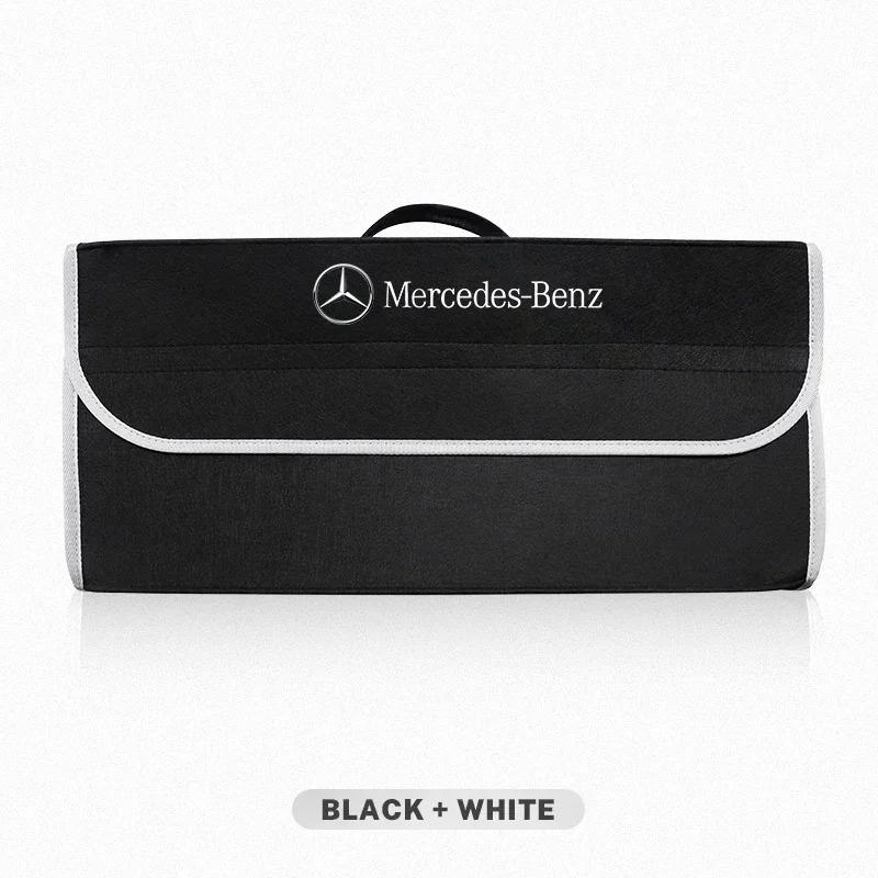 CQS1 Car Trunk Organizer Tool Box Folding Storage Bag Toolbox For Mercedes Benz AMG GLE GLS CLS GLC CLA GLA GLK ML C197 R231 W167 W24