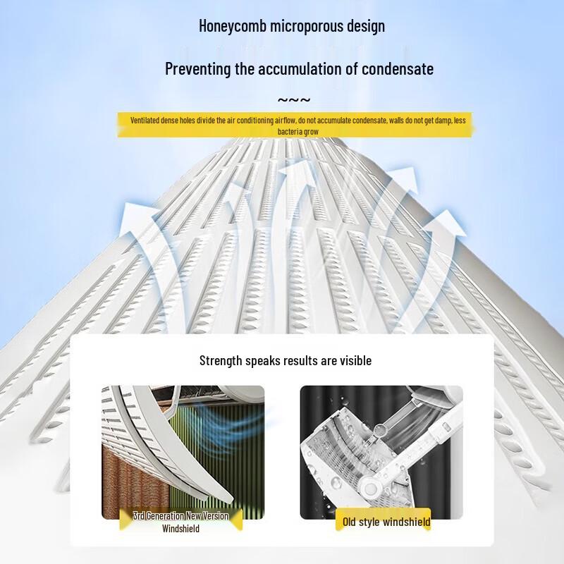 Aegis Universal Wall-Mounted AC Wind Deflector