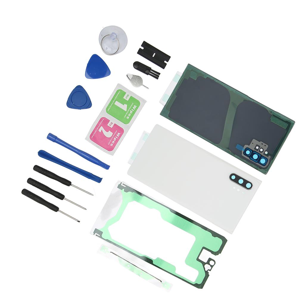 Rear Glass Cover Replacement Perfect Fit Front Outer Glass Screen Cover for Samsung Galaxy Note 10