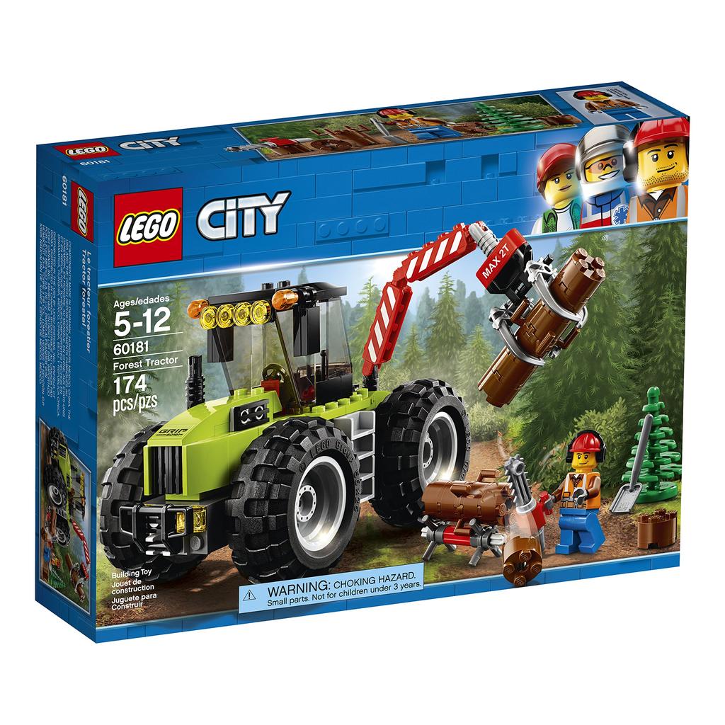 LEGO City Forest Tractor 60181 Assembly Kit (174 Pieces) (Manufacturer Discontinued)