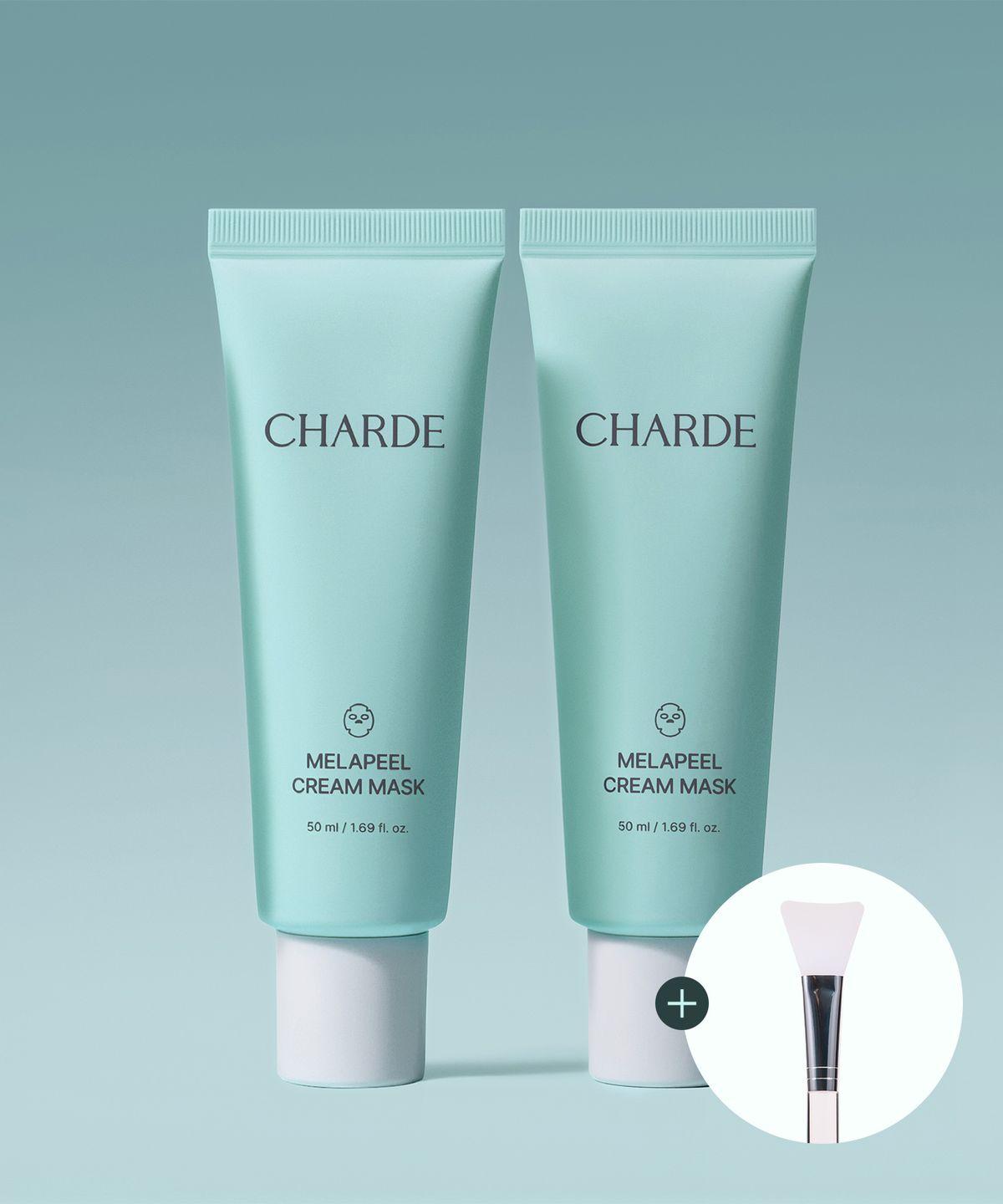 Melacare Peel Cream Mask 50ml x 2 (+ Free Silicone Brush x 1)