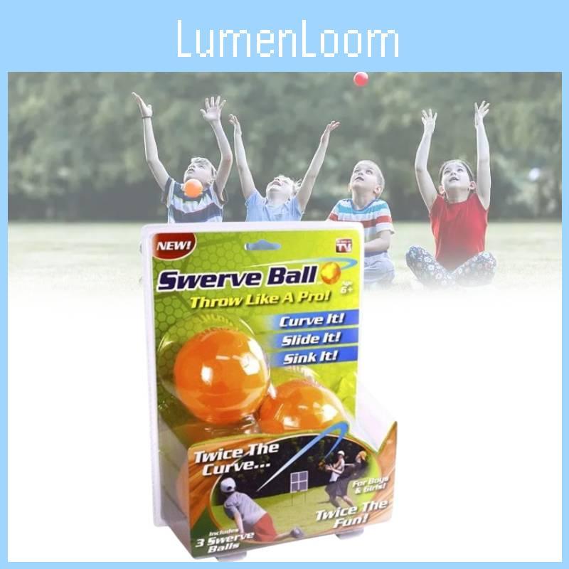 Children Throwing Plastic Balls Set Swerve The Amazing Ball Outdoor Use Play