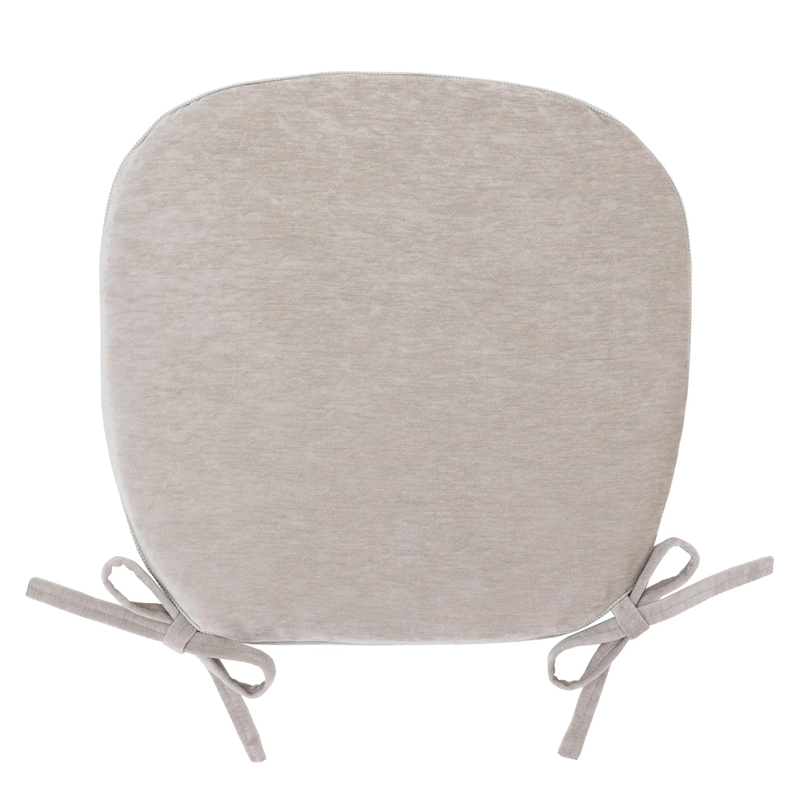 

Kawashima Selkon Dining Seat Cushion Lacquer Beige 45 x 43cm LN8001 Made in Japan бежевый