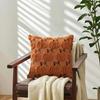 Soft Polyester Cushion Covers Fall Pumpkin Cover, 18x18 Inch Plush Throw Pillow Unique Halloween Party Gifts Farmhouse Case for Sofa Couch Home