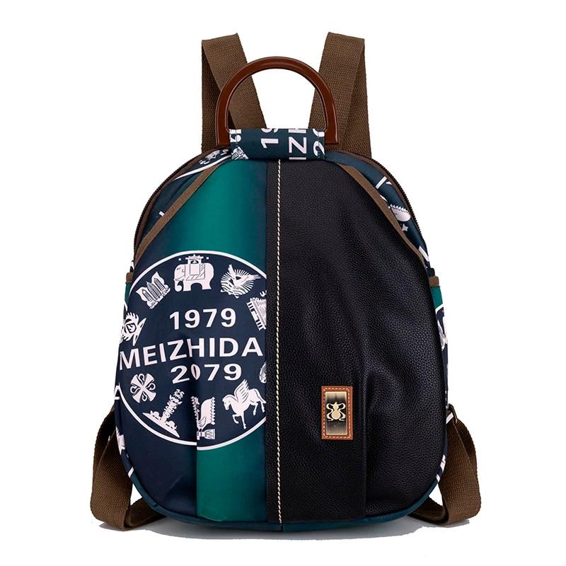 Многофункциональные женские рюкзаки Роскошные дизайнерские нейлоновые женские рюкзаки высокого качества Модные новые женские сумки на ремне Bolso Mujer 14 inches