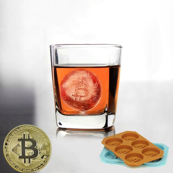 

Creative 6 Mold Ice Slots Bitcoin Silicone Baking Chocolate Cake Mould Tool