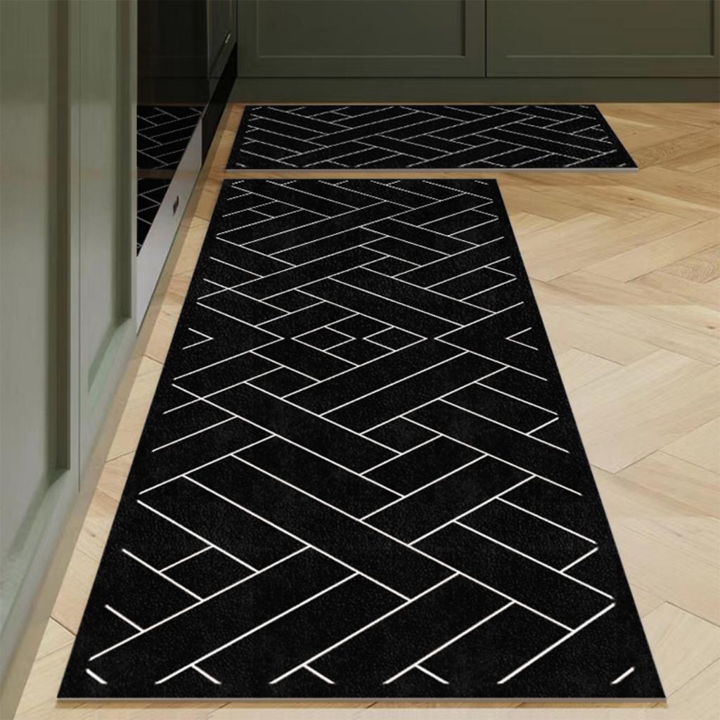 Fashion Simple Nordic Style Kitchen Mat  Carpet House Hold Carpet Modern Home Decor