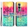For OnePlus Nord CE4 5G Leather Case Pattern Printing Wallet Stand Mobile Cover with Strap