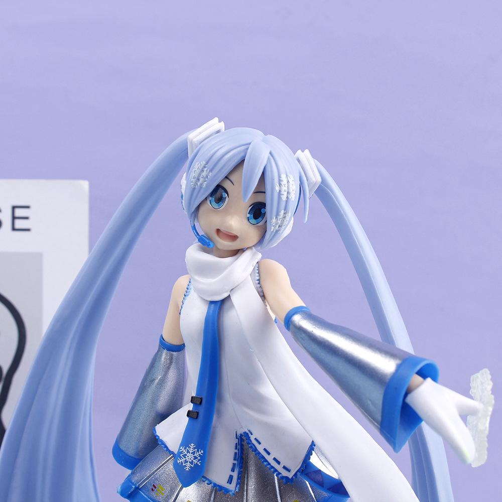 Non-Toxic New Anime Blue Miku Sakura Ghost Pvc Action Figures Children Model Toys Collecting Gifts For Children Dress Wedding Spring