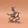 Brass Horse Step On Coins Lucky Statue Feng Shui Desk Ornament Zodiac Animal Figurines Miniatures Pure Copper Crafts Collections