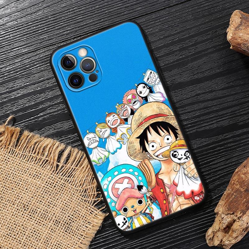 Hot One Anime P-Piece Funda For iphone 17 Case For iPhone 16 15 11 12 13 Mini 17 Pro Max 16 Plus 17E 16E Air Case Soft Cover