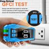 LCD Display Outlet Tester Color Screen 3Wire Receptacle Tester Live Neuter Wire Test Standard US Plug Socket Detector