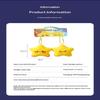 Cute Plush Stars Keychain Fluffy Soft Fun Backpack Bag Pendant Practical Kawaii Yellow Charms Gifts For Kids Jewelry Accessories