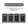 3-6 Buttons Leather Car Key Cover For Jeep Grand Cherokee 4Xe L Wagoneer Grand Wagoneer - Anti-Scratch Auto Accessories