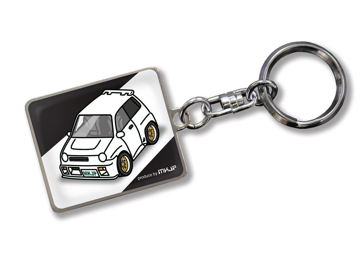 

Custom Keychain Honda City AA VF Type Black Car White [MKJP] Base Color