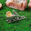 1pc Natural Crystal Raw Stone Orbit Miner Ornament Fun Ore Specimen Home Study Desktop Decoration Holiday Gift