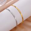 Trendy Classic Snake Chain Bracelet Gold Width 2/3/4/5MM Stainless Steel Chain Bracelets For Women Men Jewelry