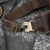 Retro Leather Waist Bag, Men's Crazy Horse Leather Chest Bag, Multifunctional Cowhide Crossbody Bag, Three-layer Cashier Bag