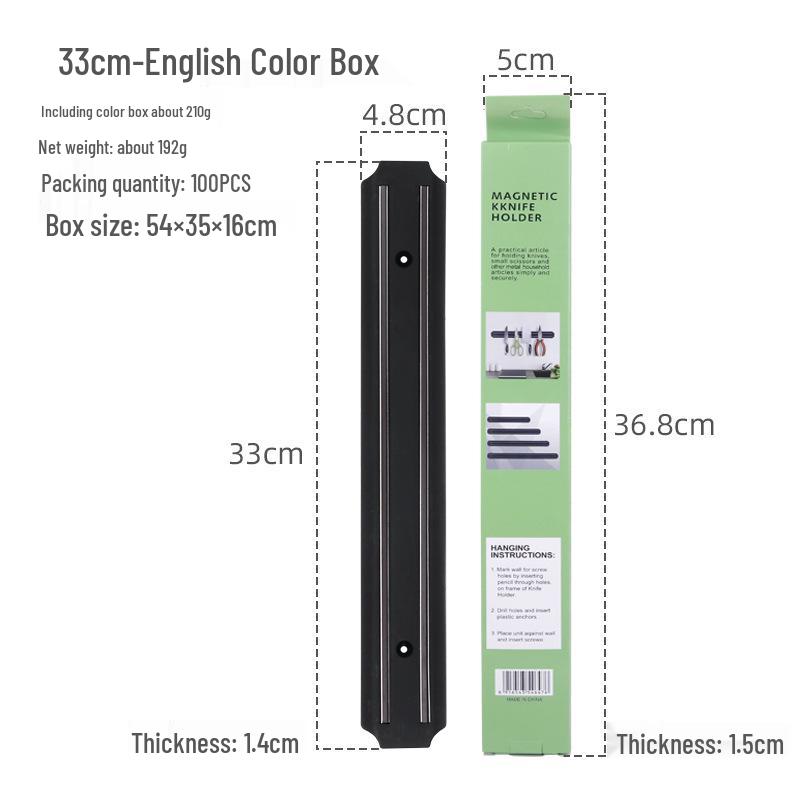 

Настенный магнитный держатель для ножей и кухонная полка для хранения без сверления