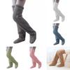 High Sock Knee Slipper Plush Cozy Fuzzy Socks Women Warm Soft Fluffy Thick Gift