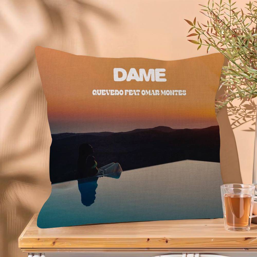 

Nordic Pop Rapper Quevedo Cushion Cover x Polyester Sofa Cushions Decorative Throw Pillows Home Decoration Pillowcover 30x30 cm