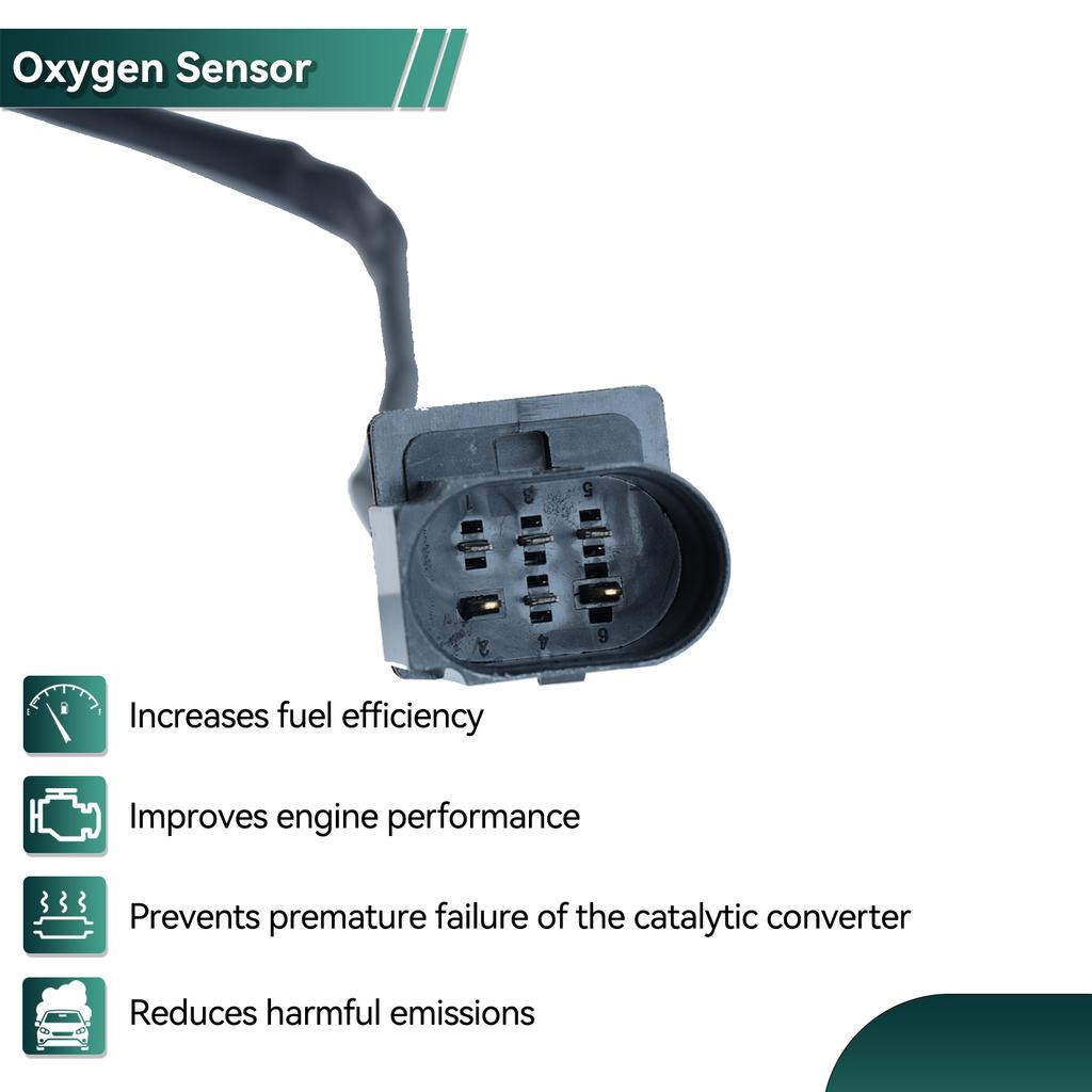 O2 Oxygen Sensor LSU 4.2 5-Wire Wideband Upstream Sensor For Skoda 99-05 VW Jetta 1.8L-L4 0258007351 0 258 007 351 1K0998262D