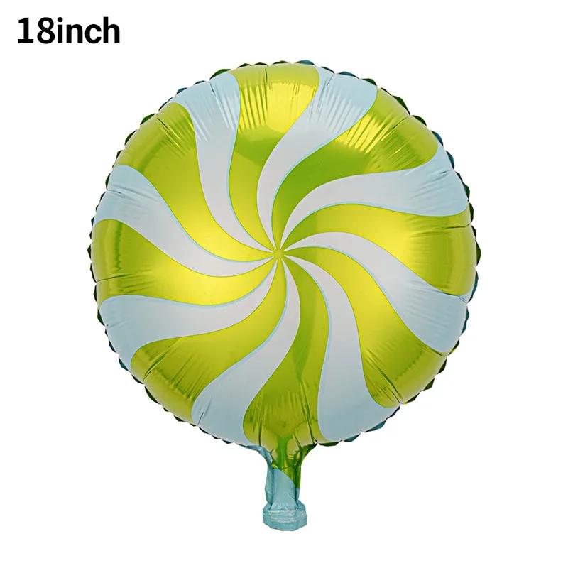 18 inch Candy Aluminum Balloon Children's Birthday Party Decoration Lollipop Aluminum Foil Balloon Kids Helium Balloon