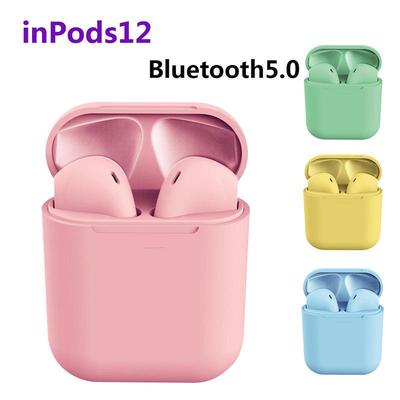 Słuchawki bezprzewodowe Bluetooth TWS Sterowanie dotykowe Muzyka stereo Z etui ładującym Kolorowe słuchawki do wszystkich smartfonów