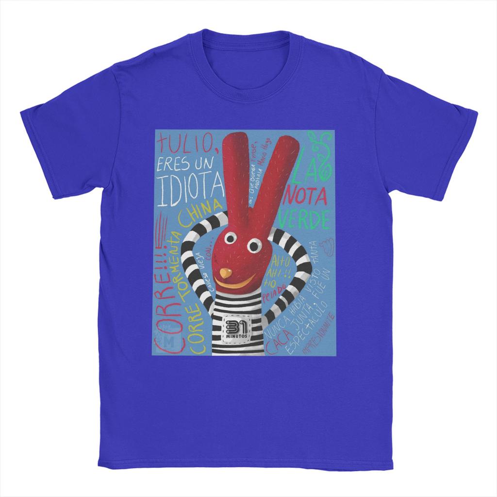 Men Womens TShirts Cute Bodoque 31 Minutos Vintage Cotton Tee Shirt Short Sleeve  T Shirts Round Neck Tops Classic