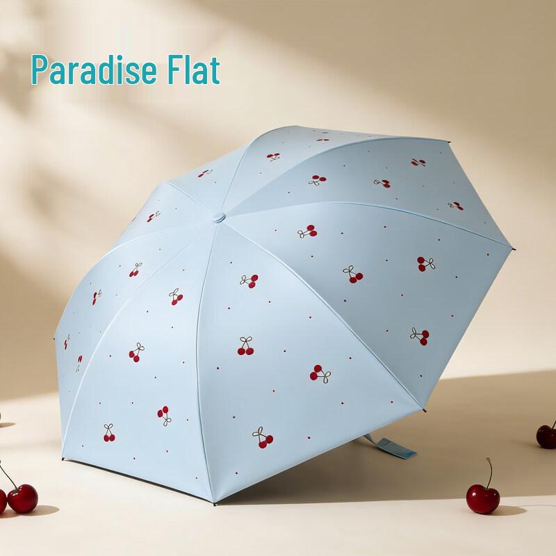 Heaven Umbrella Sweet Cherry 3-Fold Sun/Rain Umbrella
