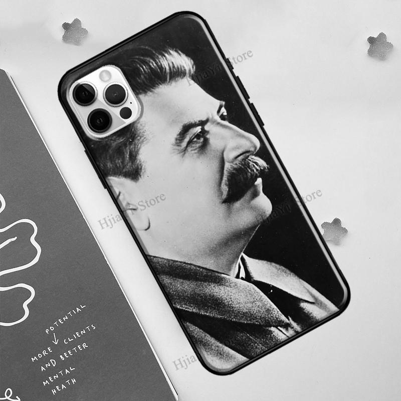 USSR Joseph Stalin For iPhone 12 13 mini 11 Pro Max Phone Case For iPhone 7 8 Plus X XR XS Max SE 2020 Coque