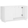 Bathroom Cabinet White 101 X 41 X 58 Cm Engineered Wood