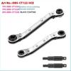4-in-1 Quad-Size Ratchet Wrench for HVAC Valves  Air Conditioning Maintenance