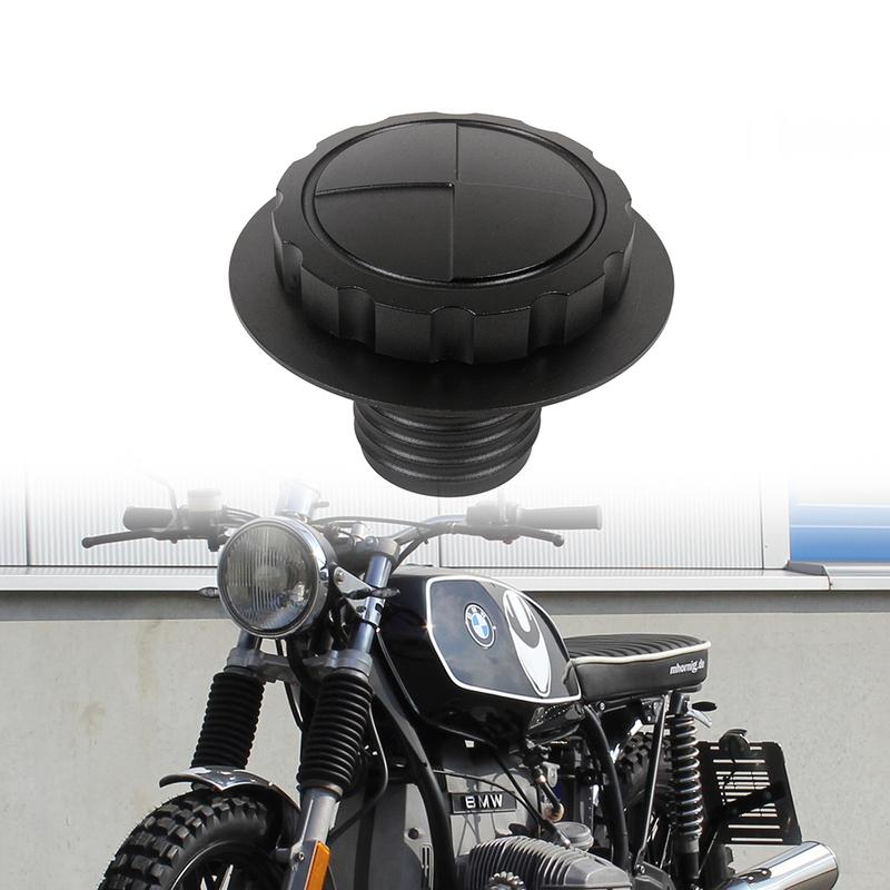 MOTO4U FOR BMW R45 R65 R80 R90 R9S R100 CNC Aluminum Motorcycle Accessories Retro Oil Fuel Tank Gas Cap Cover Keyless