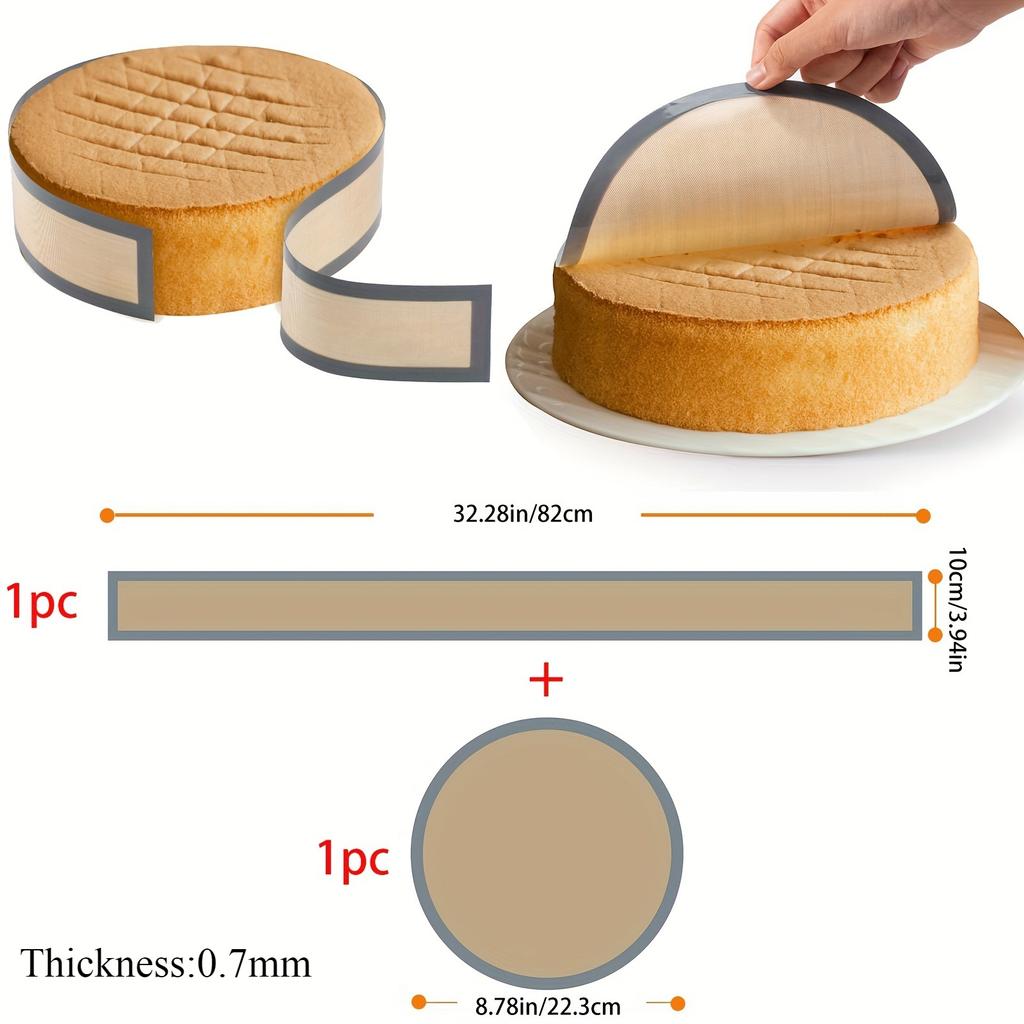 Silicone Bread Liner Reusable Food-Grade Bread Baking Mat Heat Resistant Sling Non-Stick Loaf Pan Lifters Dough Transfer Tool