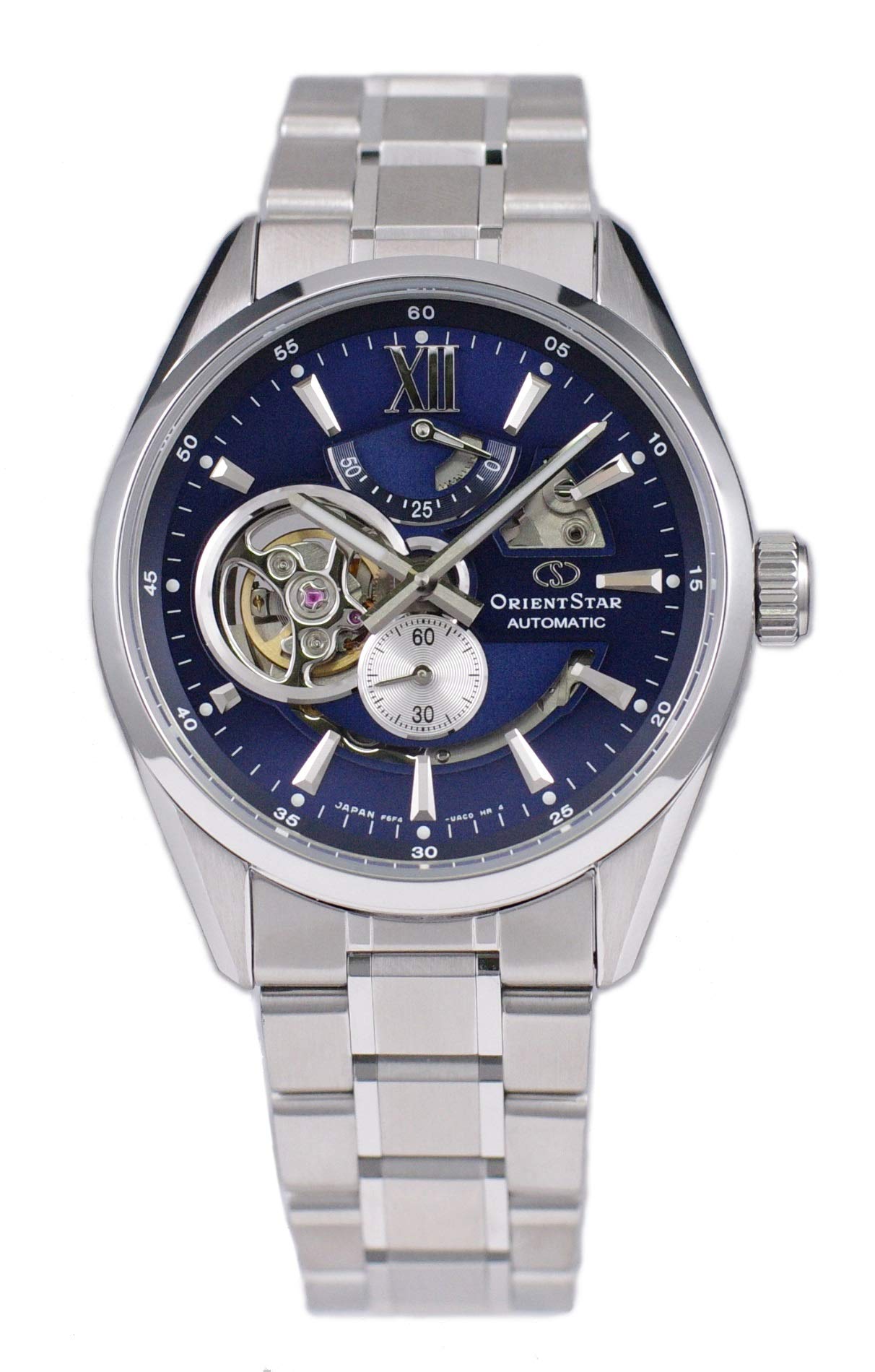 

[Orient] ORIENT STAR Watch Automatic Winding (Hand Winding Included) Power Reserve 50 Hours Modern Skeleton RE-AV0003L00B Men s