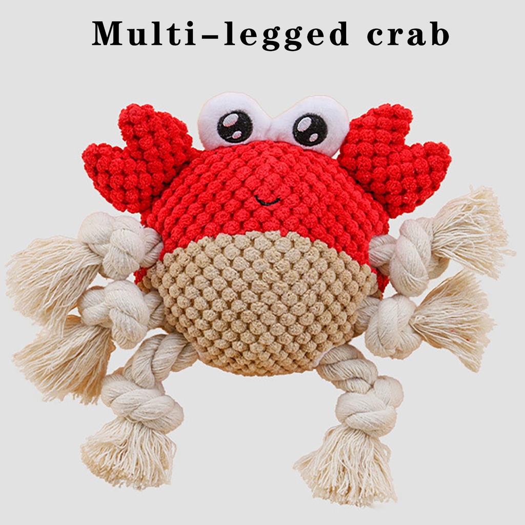 Puppy Toy Cute Plush Dog Chew Toy Boring  Hard Rope Toy Puppy Pet