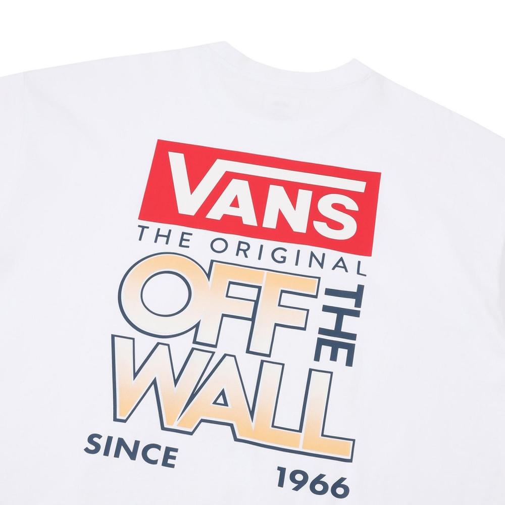 Vans Gradient Logo Ss Tee Vn000nmcwht White