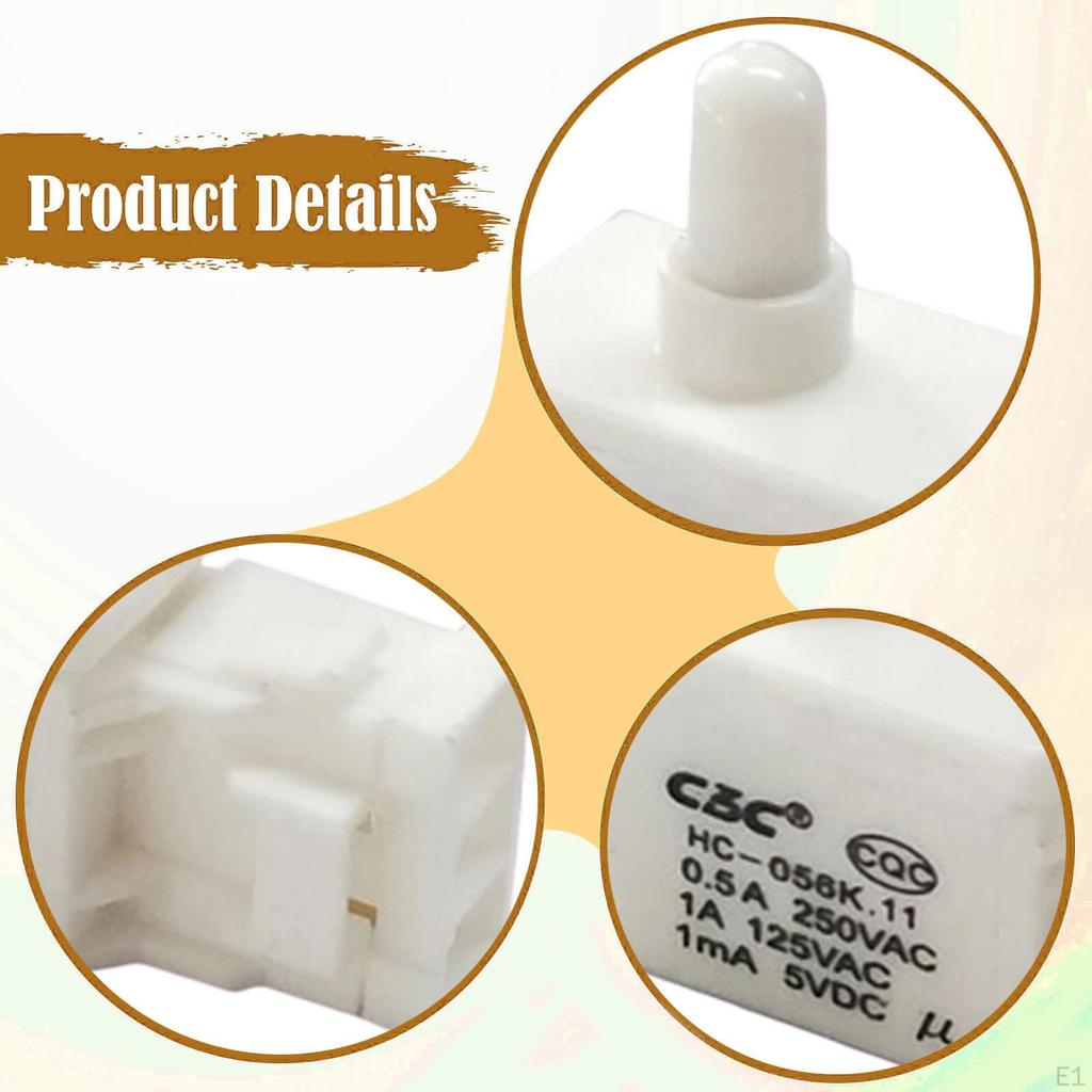 Refrigerator Door Push Button Switch Replacement Part Light Control