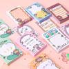 Cute Pouty Girl Reusable Sticky Notes – 80 Sheets Memo Pad for Students & Internet Celebrities