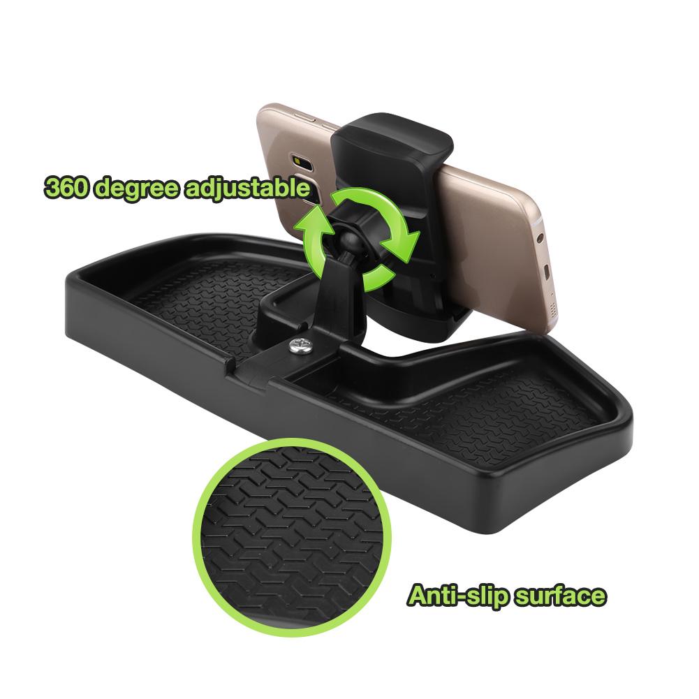 360 Degrees Rotating Car Dashboard Mount Cell Phone Bracket GPS Support Holder for Jeep Renegade 14 17